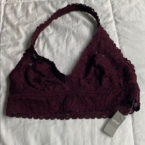 NEW with tags maroon Bralette